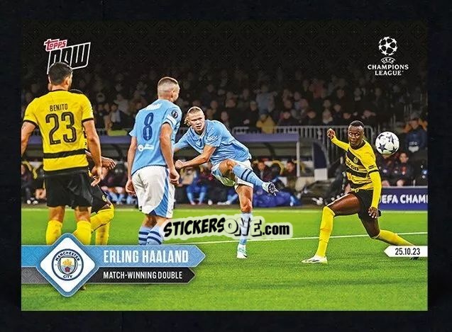 Cromo Erling Haaland - Now Uefa Champions League 2023-2024 n. 47 - Topps