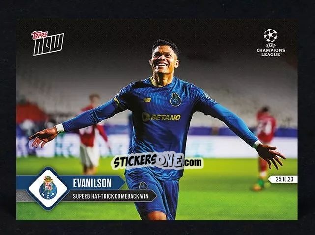 Cromo Evanilson - Now Uefa Champions League 2023-2024 n. 52 - Topps