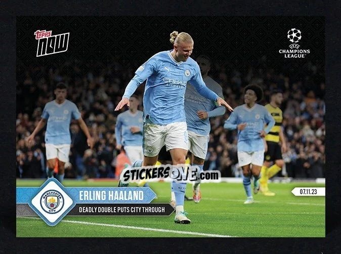 Cromo Erling Haaland - Now Uefa Champions League 2023-2024 n. 59 - Topps