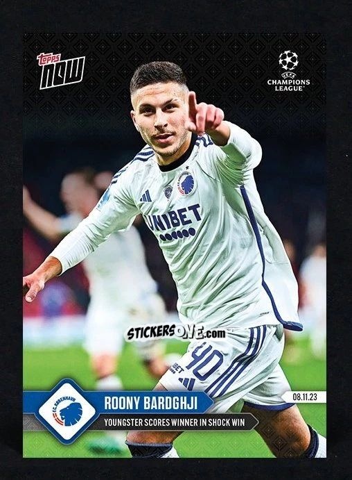 Cromo Roony Bardghji - Now Uefa Champions League 2023-2024 n. 63 - Topps