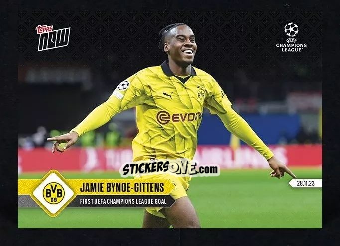 Cromo Jamie Bynoe-Gittens - Now Uefa Champions League 2023-2024 n. 67 - Topps