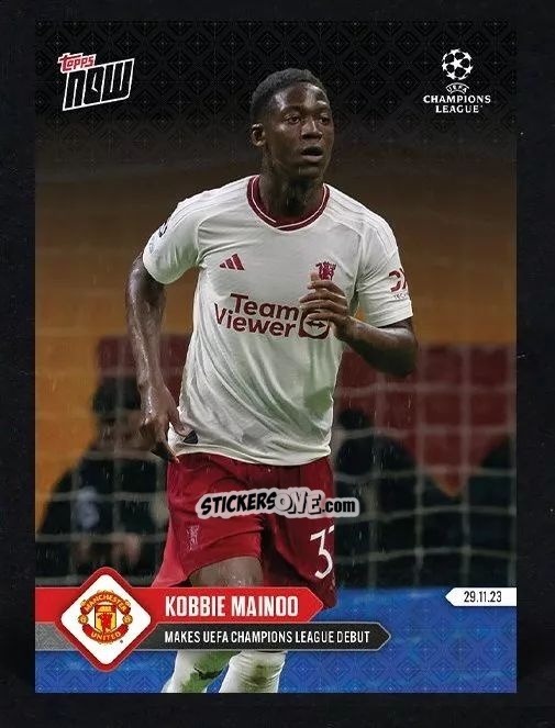 Sticker Kobbie Mainoo - Now Uefa Champions League 2023-2024 n. 73 - Topps