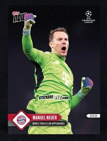 Cromo Manuel Neuer - Now Uefa Champions League 2023-2024 n. 79 - Topps