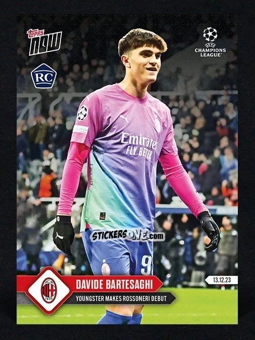 Figurina Davide Bartesaghi - Now Uefa Champions League 2023-2024 n. 84 - Topps