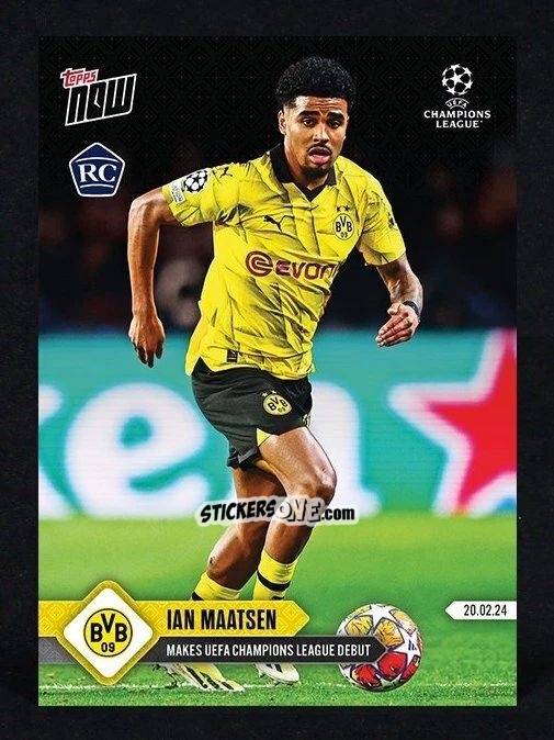 Figurina Ian Maatsen - Now Uefa Champions League 2023-2024 n. 96 - Topps