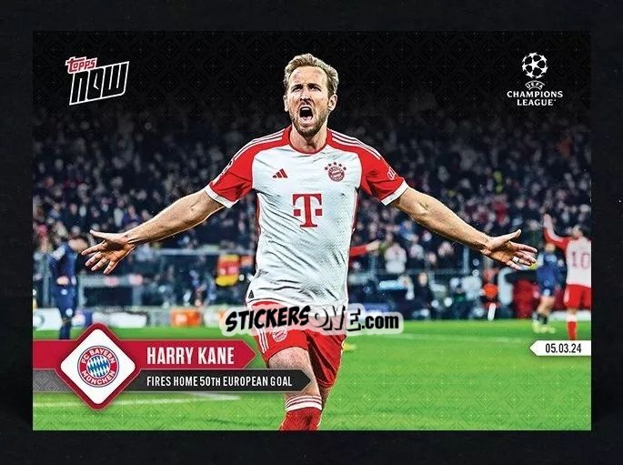 Sticker Harry Kane - Now Uefa Champions League 2023-2024 n. 101 - Topps