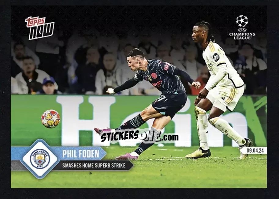 Cromo Phil Foden - Now Uefa Champions League 2023-2024 n. 110 - Topps