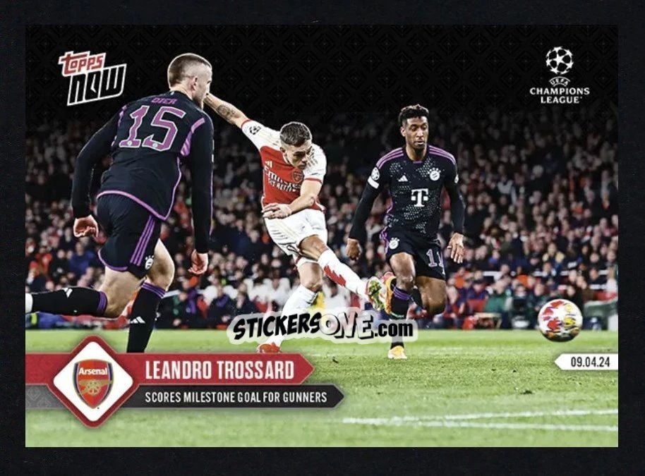 Sticker Leandro Trossard - Now Uefa Champions League 2023-2024 n. 112 - Topps