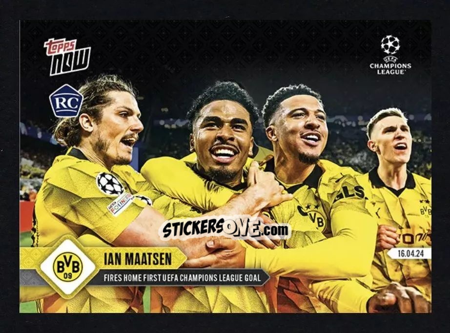 Cromo Ian Maatsen - Now Uefa Champions League 2023-2024 n. 116 - Topps