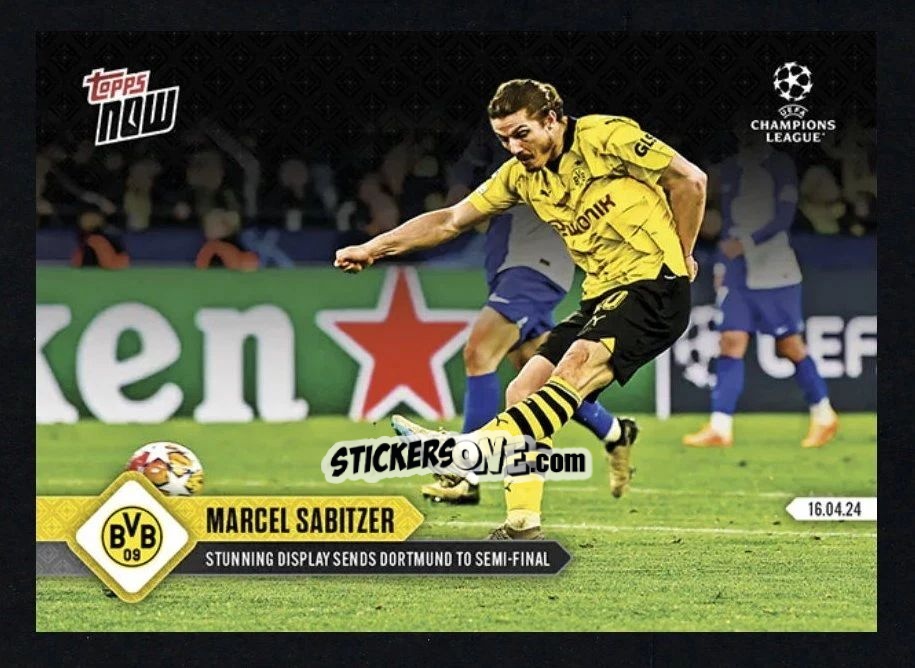 Sticker Marcel Sabitzer - Now Uefa Champions League 2023-2024 n. 117 - Topps