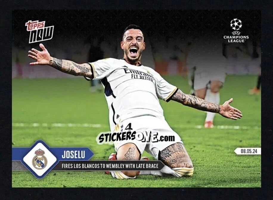 Cromo Joselu - Now Uefa Champions League 2023-2024 n. 129 - Topps