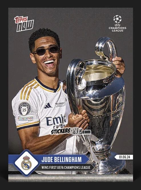 Cromo Jude Bellingham - Now Uefa Champions League 2023-2024 n. 139 - Topps
