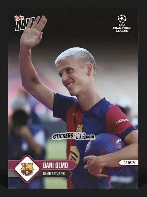 Cromo Dani Olmo - Now Uefa Champions League 2023-2024 n. 144 - Topps