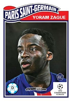 Sticker Yoram Zague - Living Set Soccer 2025 n. 756 - Topps