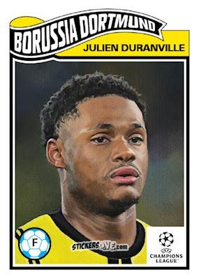 Sticker Julien Duranville - Living Set Soccer 2025 n. 769 - Topps