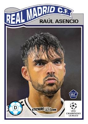 Sticker Raúl Asencio - Living Set Soccer 2025 n. 781 - Topps