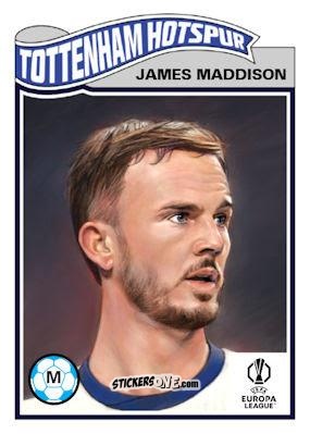 Sticker James Maddison - Living Set Soccer 2025 n. 783 - Topps