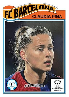 Cromo Claudia Pina - Living Set Soccer 2025 n. 786 - Topps