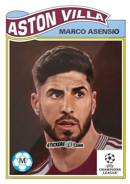 Figurina Marco Asensio - Living Set Soccer 2025 n. 787 - Topps