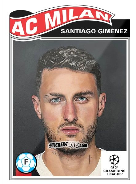 Sticker Santiago Giménez - Living Set Soccer 2025 n. 790 - Topps