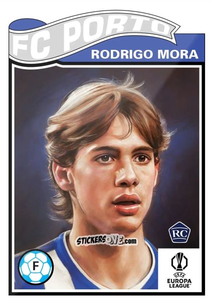 Cromo Rodrigo Mora - Living Set Soccer 2025 n. 795 - Topps