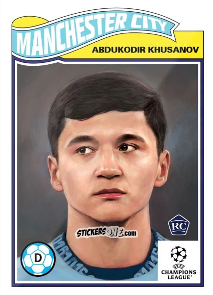 Sticker Abdukodir Khusanov - Living Set Soccer 2025 n. 796 - Topps