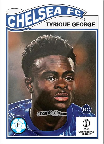 Cromo Tyrique George - Living Set Soccer 2025 n. 801 - Topps
