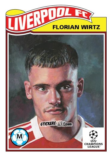 Cromo Florian Wirtz - Living Set Soccer 2025 n. 803 - Topps