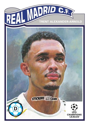 Figurina Trent Alexander-Arnold - Living Set Soccer 2025 n. 804 - Topps