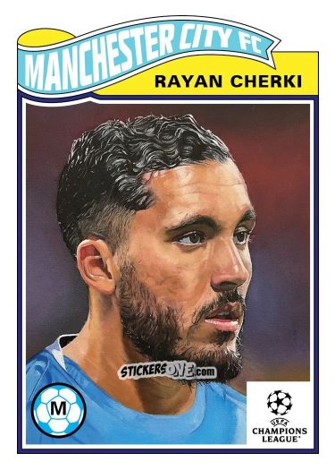 Cromo Rayan Cherki - Living Set Soccer 2025 n. 806 - Topps