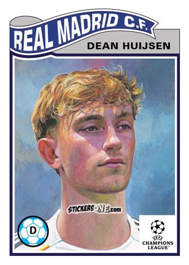 Sticker Dean Huijsen - Living Set Soccer 2025 n. 811 - Topps