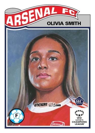 Cromo Olivia Smith - Living Set Soccer 2025 n. 812 - Topps