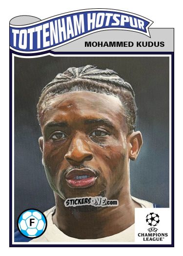 Sticker Mohammed Kudus - Living Set Soccer 2025 n. 814 - Topps