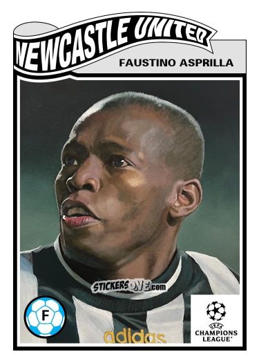 Sticker Faustino Asprilla - Living Set Soccer 2025 n. 815 - Topps