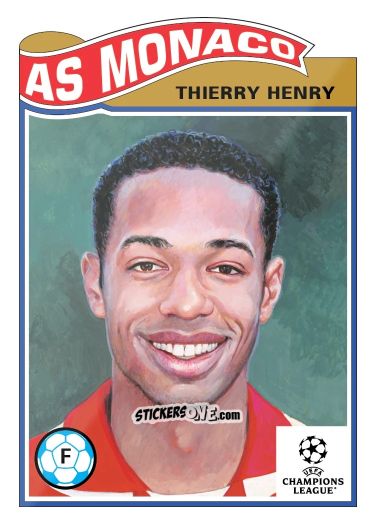 Cromo Thierry Henry - Living Set Soccer 2025 n. 819 - Topps