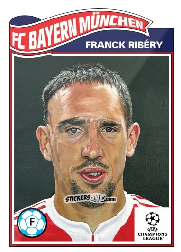 Cromo Franck Ribery - Living Set Soccer 2025 n. 821 - Topps