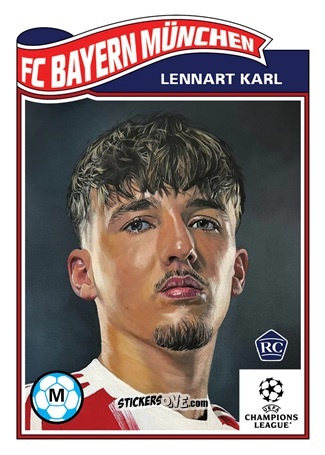 Figurina Lennart Karl - Living Set Soccer 2025 n. 834 - Topps