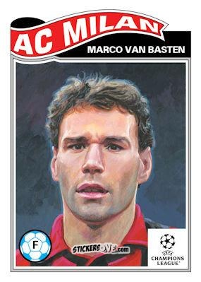 Sticker Marco Van Basten - Living Set Soccer 2025 n. 835 - Topps