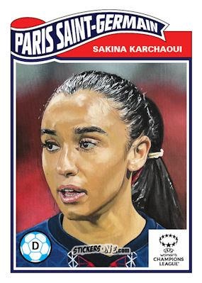 Figurina Sakina Karchaoui - Living Set Soccer 2025 n. 837 - Topps