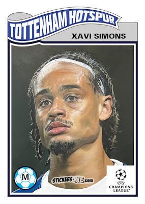 Figurina Xavi Simons - Living Set Soccer 2025 n. 838 - Topps
