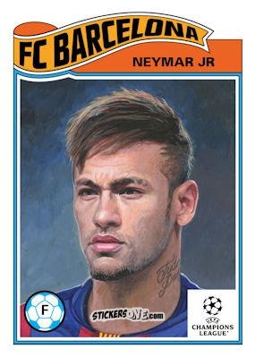 Figurina Neymar Jr. - Living Set Soccer 2025 n. 839 - Topps