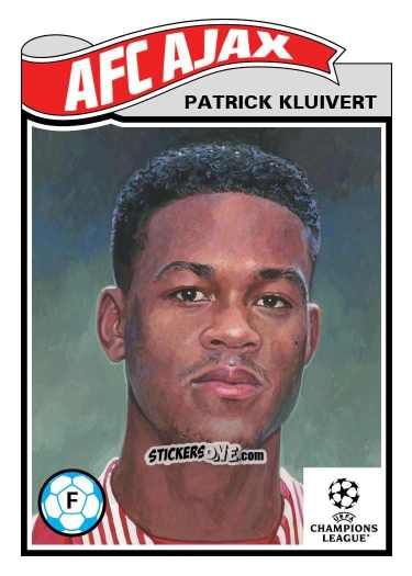 Sticker Patrick Kluivert - Living Set Soccer 2025 n. 843 - Topps