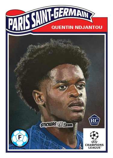 Sticker Quentin Ndjantou - Living Set Soccer 2025 n. 845 - Topps