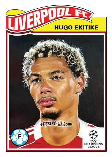 Figurina Hugo Ekitike - Living Set Soccer 2025 n. 850 - Topps