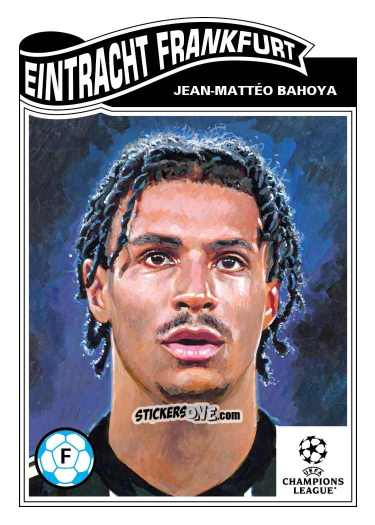 Sticker Jean-Matteo Bahoya - Living Set Soccer 2025 n. 856 - Topps