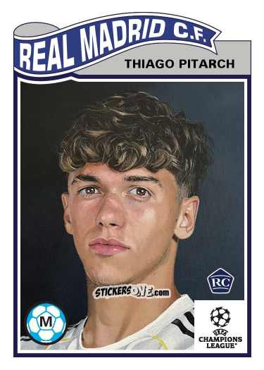 Sticker Thiago Pitarch - Living Set Soccer 2025 n. 858 - Topps