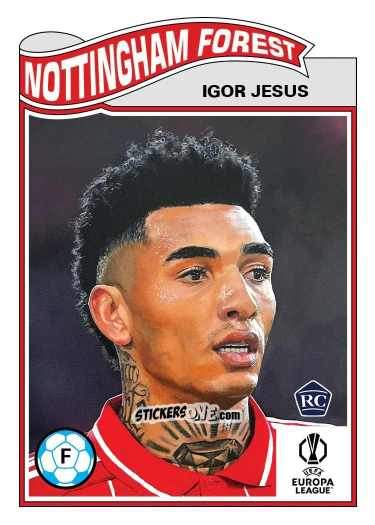 Cromo Igor Jesus - Living Set Soccer 2025 n. 861 - Topps