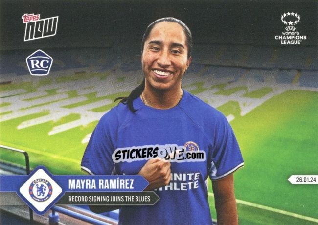 Figurina Mayra Ramírez - Now Uefa Champions League 2023-2024 Women'S n. 9 - Topps
