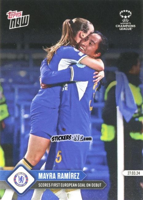 Figurina Mayra Ramirez - Now Uefa Champions League 2023-2024 Women'S n. 14 - Topps