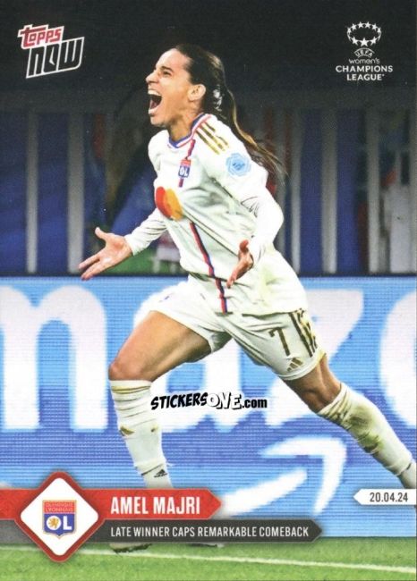 Cromo Amel Majri - Now Uefa Champions League 2023-2024 Women'S n. 17 - Topps